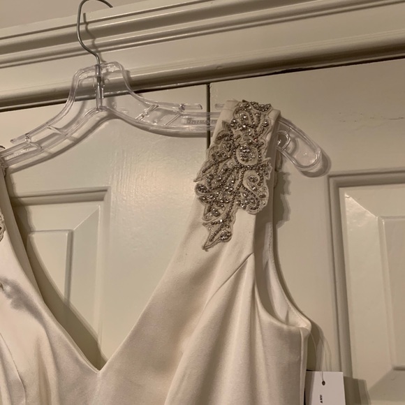 NICOLE MILLER ALEXANDRA SATIN BRIDAL DRESS ID10000 - Picture 9 of 11